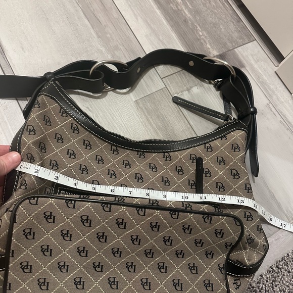 Dooney & Bourke Signature Monogram Hobo Shoulder Bag - Picture 5 of 17
